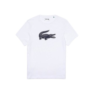 LACOSTE 拉科斯特 男士圆领短袖T恤 TH2042 白色 M