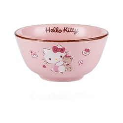 Hello Kitty 凯蒂猫 陶瓷碗 4.5英寸 凯蒂猫粉