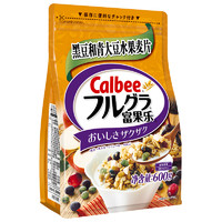 Calbee 卡乐比 富果乐 水果麦片 黑豆青大豆风味 600g