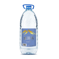 卓玛泉 西藏弱碱性低氘冰川水 饮用天然水4L*4瓶 金山版 整箱装 家庭装桶装水