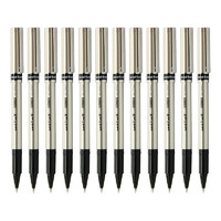uni 三菱铅笔 UB-177 拔帽中性笔 黑色 0.7mm 12支装