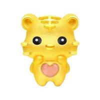 CBAI 菜百首饰 9AUP2495 足金甜甜虎转运珠 0.9g-1g(不含皮绳)