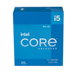 intel 英特爾 酷睿i5-12600KF CPU  4.9Ghz 10核16線程