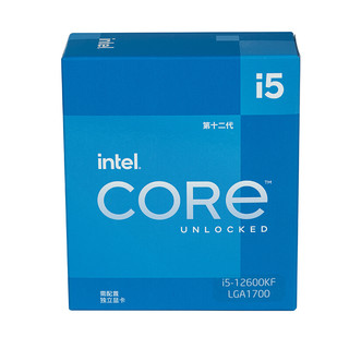 intel 英特尔 酷睿i5-12600KF CPU  4.9Ghz 10核16线程