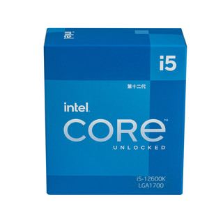 intel 英特尔 酷睿 i5-12600K CPU  4.9Ghz 10核16线程