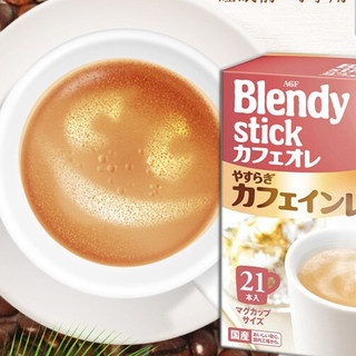 Blendy 低因低咖啡拿铁 21条