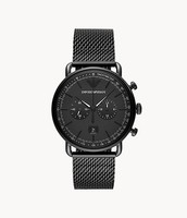 EMPORIO ARMANI Emporio Armani Aviator Chronograph Quartz Black Dial Men's Watch AR11264｜包邮
