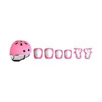 京东京造 儿童头盔护具套装 粉色 7件套