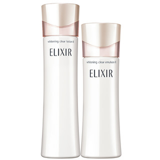 ELIXIR 怡丽丝尔 美白保湿水乳套装300ml送288ml(滋润型)改善暗沉紧致生日礼物送女友