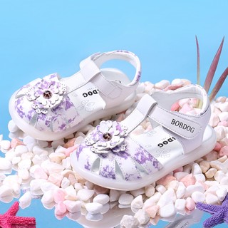 BoBDoG 巴布豆 210212063 女童凉鞋 紫色 30码
