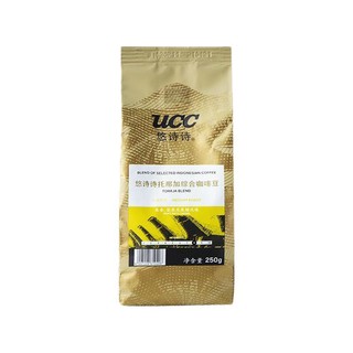 UCC 悠诗诗 印度尼西亚 中度烘焙 托那加综合咖啡豆 250g