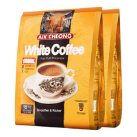 益昌老街 3合1原味速溶白咖啡粉 冲调饮品 马来西亚进口 15条600g*2袋