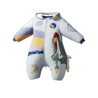 babycare NASA联名系列 BC2106007 婴儿分腿睡袋 暖冬款