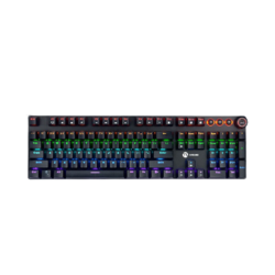 NINGMEI 宁美 GK32 104键 有线机械键盘 黑色 GK32-黑轴 混光