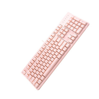 ThundeRobot 雷神 KC5104 104键 有线机械键盘 粉色 国产红轴 无光