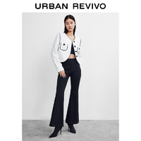 URBAN REVIVO WG37S1EE2001 女款时尚复古名媛外套