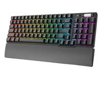 ROYAL KLUDGE RK96 96键 2.4G蓝牙 多模无线机械键盘 黑色 热插拔茶轴 RGB