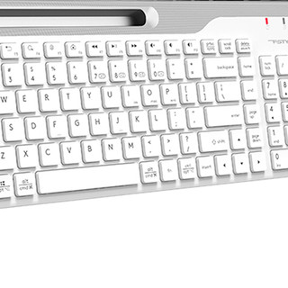 A4TECH 双飞燕 飞时代 FBK25 103键 2.4G蓝牙 双模无线薄膜键盘