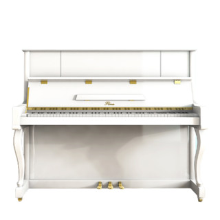 FLORA 弗洛拉 F123M 立式钢琴 123cm 珍珠白 专业考级