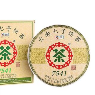 中茶云南七子饼茶7541普洱生茶150g