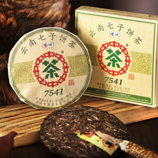 中茶云南七子饼茶7541普洱生茶150g