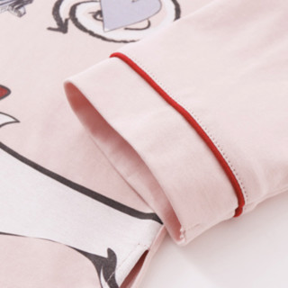 Xusany 雪仙丽 女士纯棉睡衣套装 42021052 粉红色 S