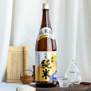 HAKUTSURU SAKE 白鹤 淡丽纯米清酒 1.8L