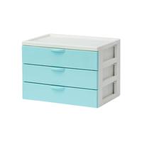 IRIS 爱丽思 A430 抽屉式收纳盒 36.2*27*26cm 蓝色