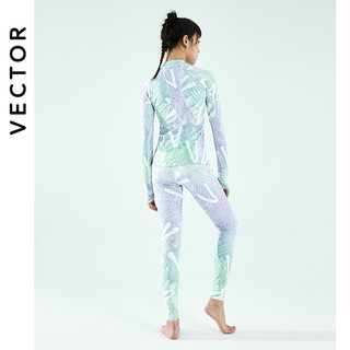 VECTOR2021新款户外保暖内衣女速干分体滑雪内衣运动骑行速干秋衣