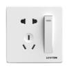 LEVITON 立维腾 拉斯维加斯系列 一开双控五孔插座 雅白