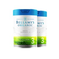 BELLAMY'S 贝拉米 白金版 有机A2婴儿配方奶粉 3段 800g*2罐