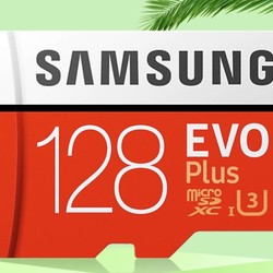 SAMSUNG 三星 EVO Plus MicroSD存储卡 128GB