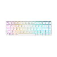 SKYLOONG NT68 MAC版 68键 蓝牙双模机械键盘 白色 佳达隆矮青轴 RGB