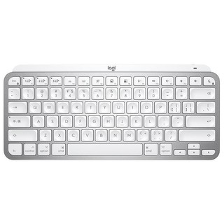 logitech 罗技 MX Keys Mini Mac版 79键 蓝牙无线薄膜键盘 白色 单光