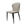 UVANART 优梵艺术 明月系列 T92 轻奢餐桌椅组合 一桌四椅 伦巴弟白 1.3m