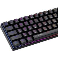 LANGTU 狼途 G1000 61键 有线机械键盘 黑色 国产青轴 混光