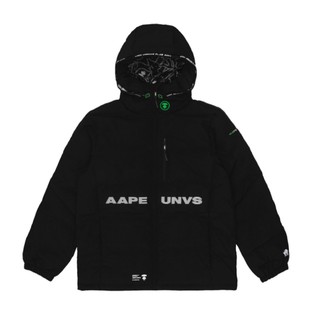 Aape AAPDNM7295XXD 时尚串标连帽羽绒服