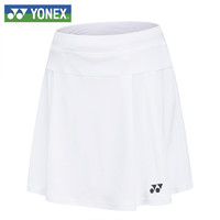 YONEX 尤尼克斯 羽毛球服裤裙女士运动短裙防走光yy透气健身锻炼速干网球裙220091BCR