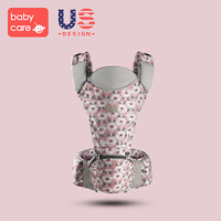 babycare 多功能婴儿背带 前抱式新生儿宝宝坐凳 四季透气婴儿腰凳_拉希奈红底草花纹,不限