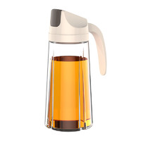 88VIP：Beisesi 贝瑟斯 自动开合日式油壶装酱油醋油瓶玻璃防漏家用厨房油罐630ml