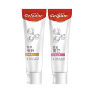 Colgate 高露洁 酵素美白牙膏套装 (沁爽白桃+淡雅桂花)