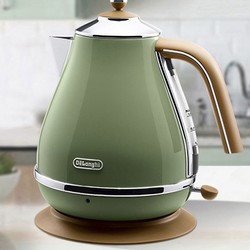 De'Longhi 德龙 Icona Vintage系列 KBO2001.GR 保温电水壶 1.7L 橄榄绿