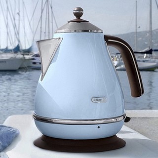 Delonghi 德龙 Icona Vintage系列 KBO2001.AZ 保温电水壶 1.7L 海洋蓝