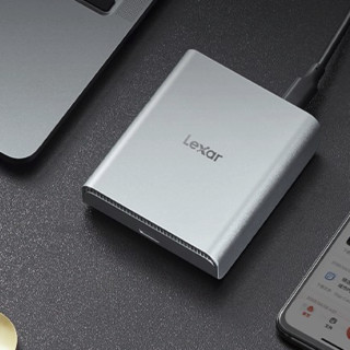 Lexar 雷克沙 时光机M2系列 LNWMB2N001T-RNSNC USB 3.0 移动固态硬盘 Type-C 银色