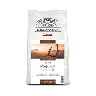 CAFFE CORSINI 肯尼亚 AA水洗 中度烘焙 咖啡豆 250g