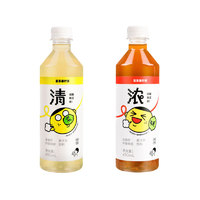 HEYTEA 喜茶 暴柠茶组合装 2口味 450ml*12瓶（清暴柠450ml*6瓶+浓暴柠450ml*6瓶）