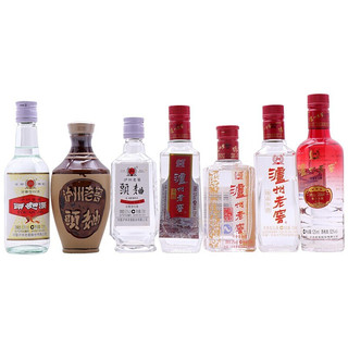 泸州老窖 头曲 60周年纪念小酒版 52%vol 浓香型白酒 125ml*7瓶 礼盒装