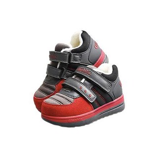 Ginoble 基诺浦 TXG528-A 儿童雪地靴 棕色/黑色/红色 130/6码