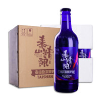 TAISHAN 泰山啤酒 泰山原浆啤酒12度 28天原浆啤酒 450mL 6瓶 整箱装