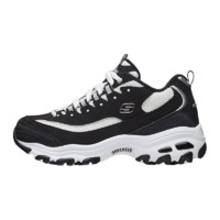 SKECHERS 斯凯奇 D'Lites 1.0 女子休闲运动鞋 66666125/BKW 黑色/白色 37